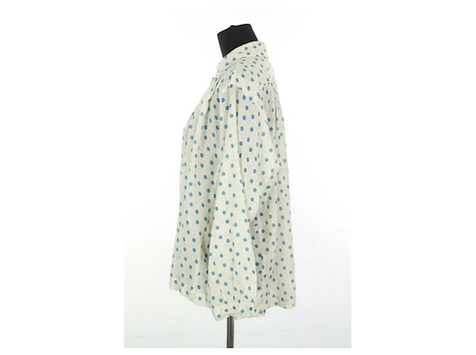 Masscob Blusa de algodón ecru Crudo - vista 3