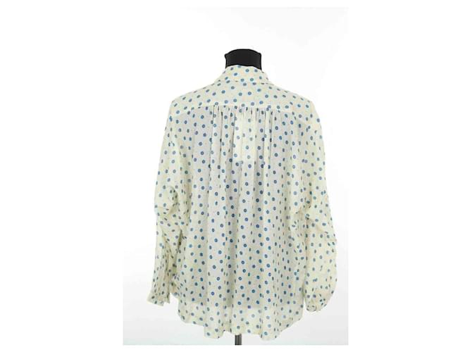 Masscob Blusa de algodón ecru Crudo - vista 4