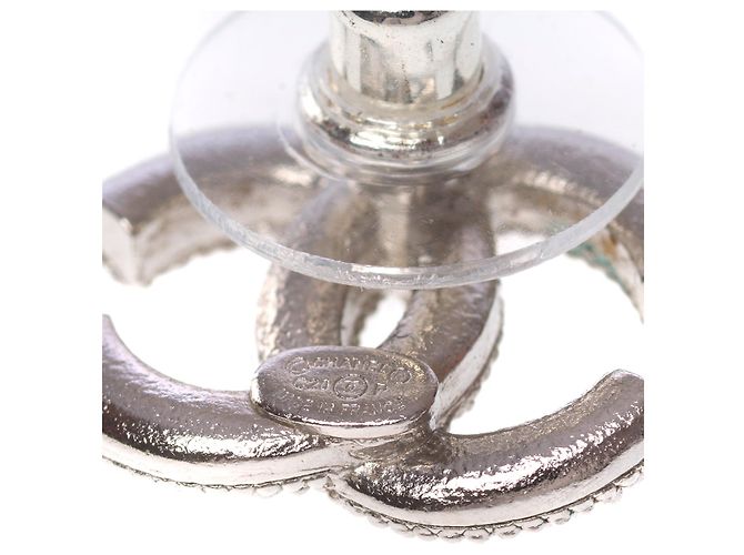 Gioielli CHANEL CC in Cristallo Argento - 102635 - vista 5