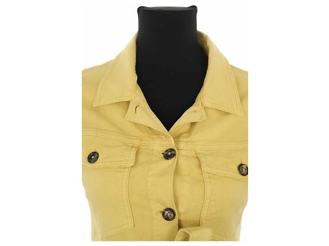 Leon & Harper Abito in cotone giallo - vista 2