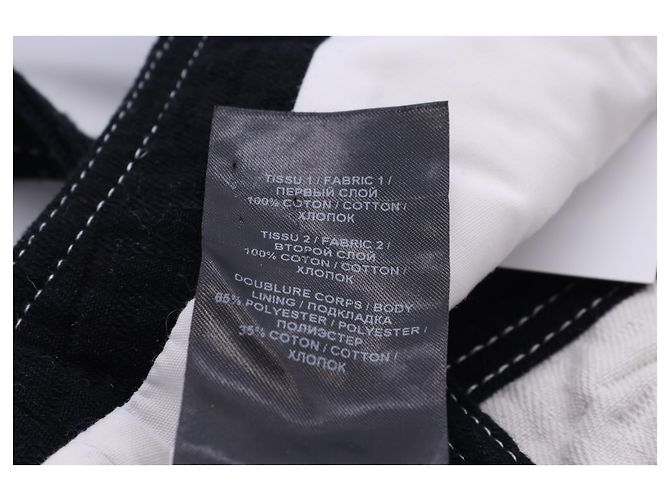Top recortado de jacquard blanco de algodón adornado de Balmain Multicolor - vista 12