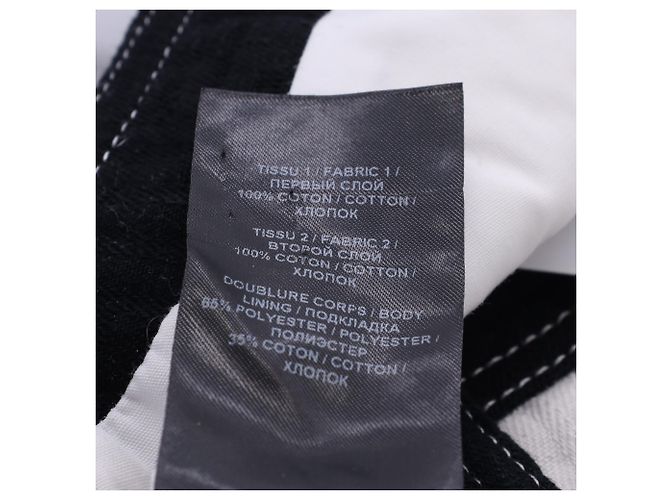 Top recortado de jacquard blanco de algodón adornado de Balmain Multicolor - vista 6