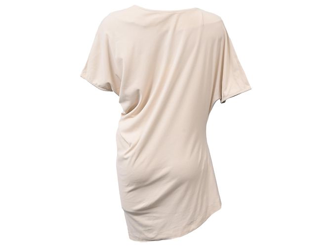 Top de manga corta Jil Sander en algodón beige - vista 3
