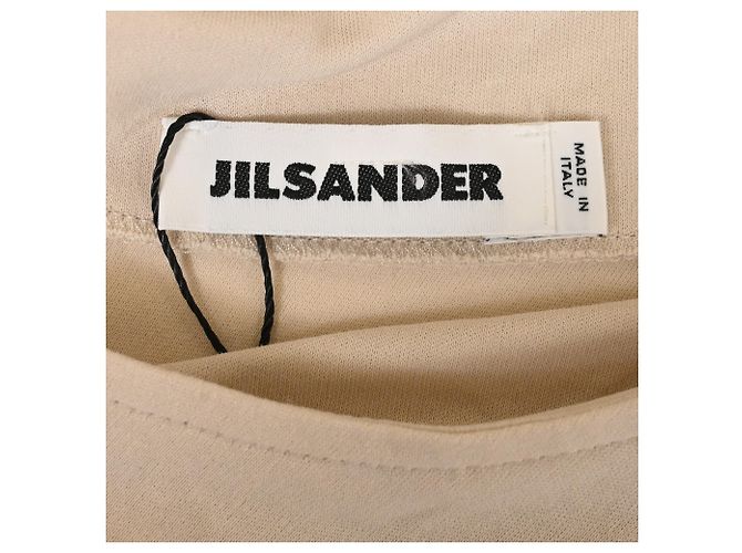 Top de manga corta Jil Sander en algodón beige - vista 4
