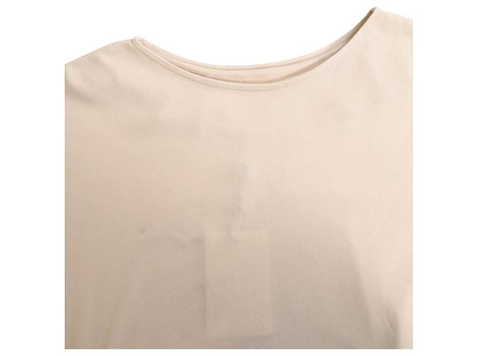 Top de manga corta Jil Sander en algodón beige - vista 5