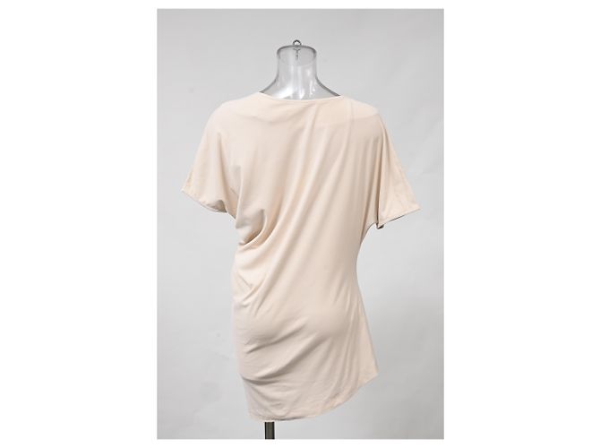 Top de manga corta Jil Sander en algodón beige - vista 8