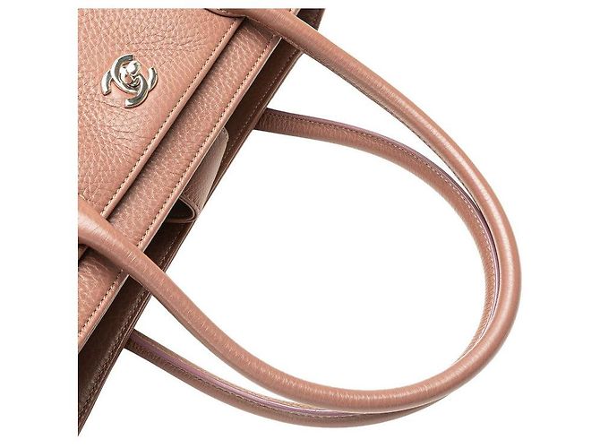 Chanel Executive Tasche aus Leder Lila - Ansicht 4