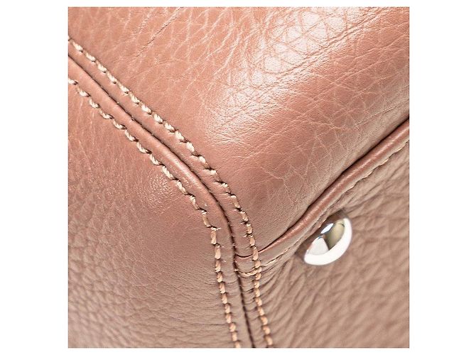 Chanel Executive Tasche aus Leder Lila - Ansicht 5
