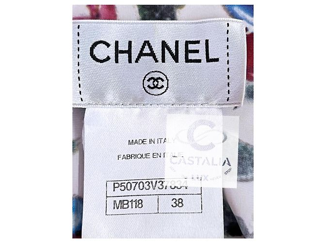 Chanel Camiseta Kaleidoscope CC Logo París / Dubái 38 FR Multicolor - vista 11