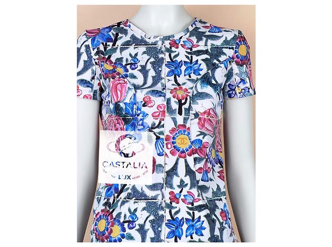 Chanel Camiseta Kaleidoscope CC Logo París / Dubái 38 FR Multicolor - vista 6