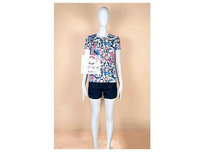 Chanel Camiseta Kaleidoscope CC Logo París / Dubái 38 FR Multicolor - vista 8
