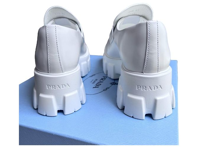 Prada Monolith Slipper Weiß - Ansicht 10