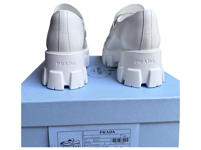 Prada Monolith Slipper Weiß - Ansicht 15