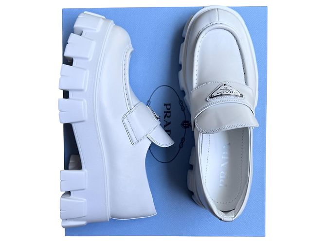 Prada Monolith Slipper Weiß - Ansicht 16
