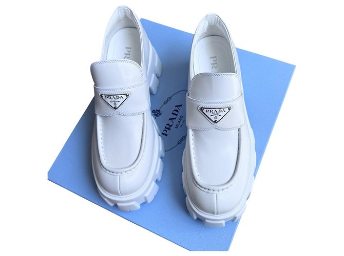 Prada Monolith Slipper Weiß - Ansicht 2