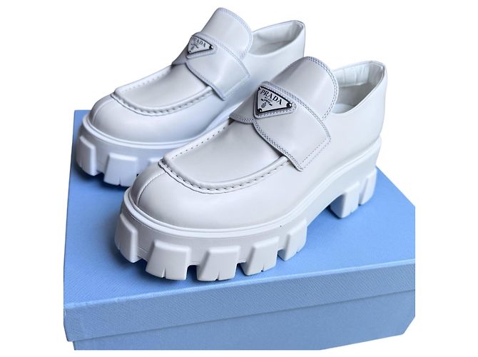 Prada Monolith Slipper Weiß - Ansicht 5