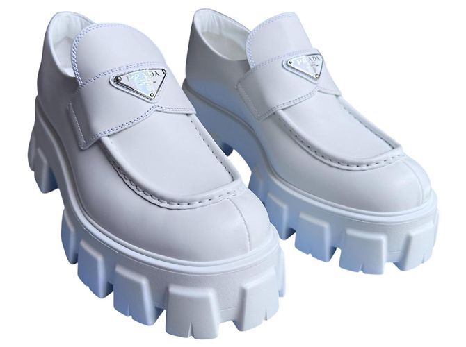 Prada Monolith Slipper Weiß - Ansicht 7