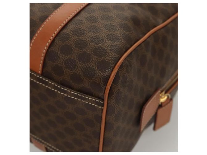Céline Borsa a mano in tela Macadam CELINE in pelle PVC marrone oro Auth yk18442V D'oro - vista 15