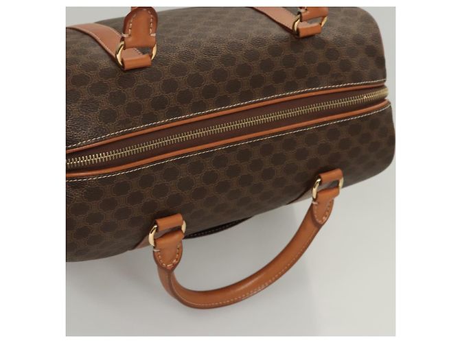 Céline Borsa a mano in tela Macadam CELINE in pelle PVC marrone oro Auth yk18442V D'oro - vista 6