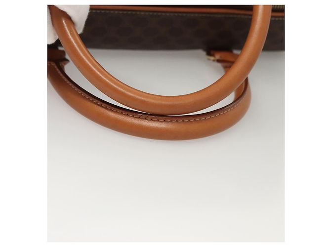 Céline Borsa a mano in tela Macadam CELINE in pelle PVC marrone oro Auth yk18442V D'oro - vista 7