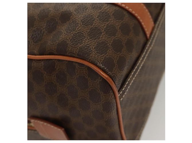 Céline Borsa a mano in tela Macadam CELINE in pelle PVC marrone oro Auth yk18442V D'oro - vista 8
