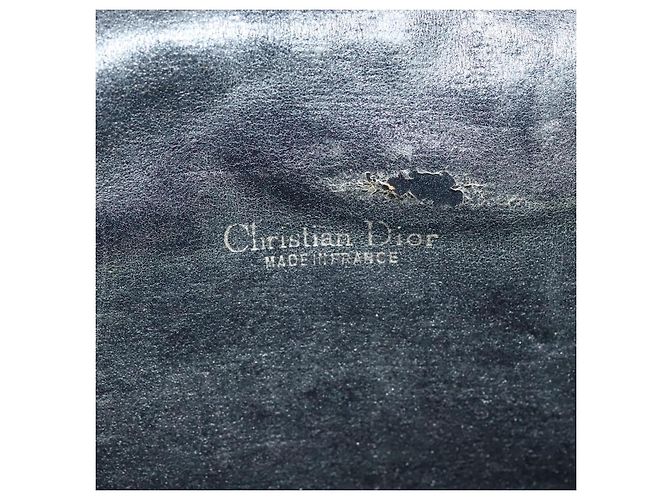 Borsa a spalla in tela Trotter Christian Dior blu navy oro Auth BD2178 D'oro - vista 11