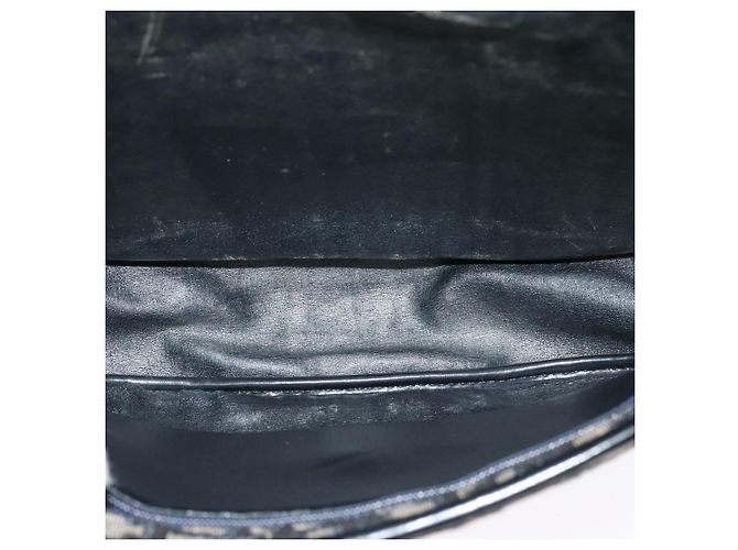 Borsa a spalla in tela Trotter Christian Dior blu navy oro Auth BD2178 D'oro - vista 12