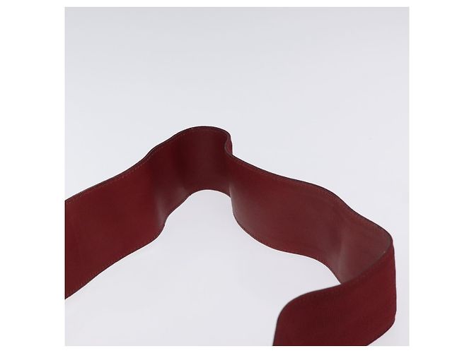 Borsa a spalla Vala in tela rossa e oro Auth BA2450 di Salvatore Ferragamo Rosso D'oro - vista 14