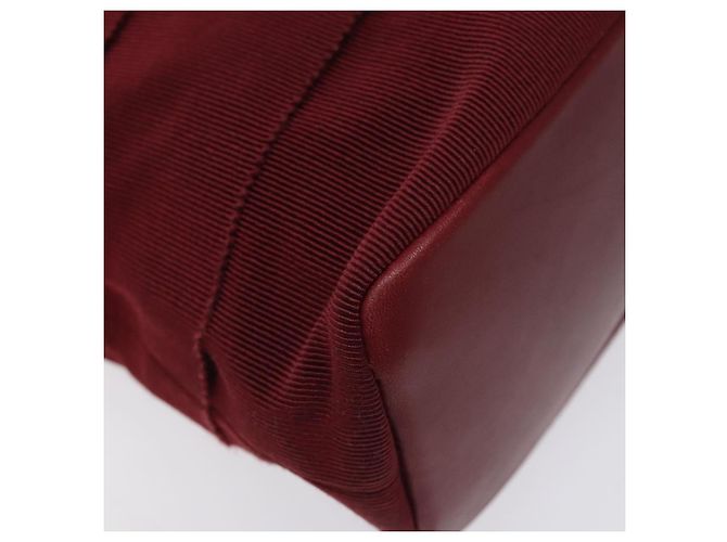 Borsa a spalla Vala in tela rossa e oro Auth BA2450 di Salvatore Ferragamo Rosso D'oro - vista 17