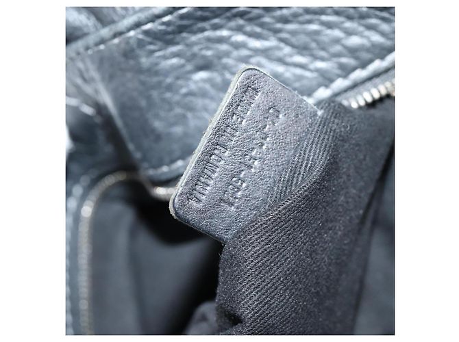 Chloé Sac à main Chloe Paddington en cuir noir or argent Auth PP580V - vue 12