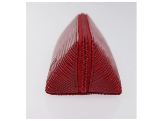 LOUIS VUITTON Estuche de Lápices Epi Rojo M56547 LV Auth am8480 Roja - vista 3