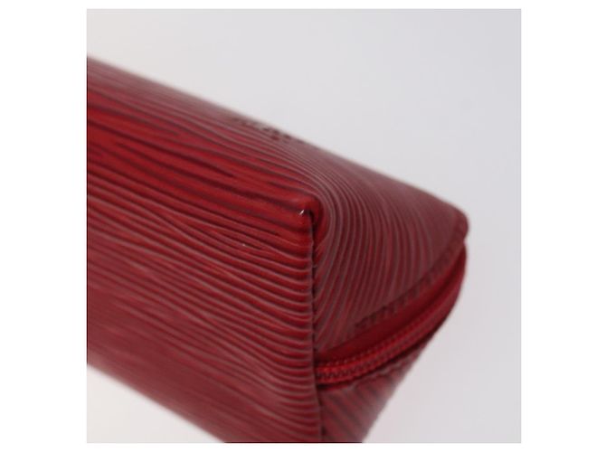 LOUIS VUITTON Estuche de Lápices Epi Rojo M56547 LV Auth am8480 Roja - vista 7
