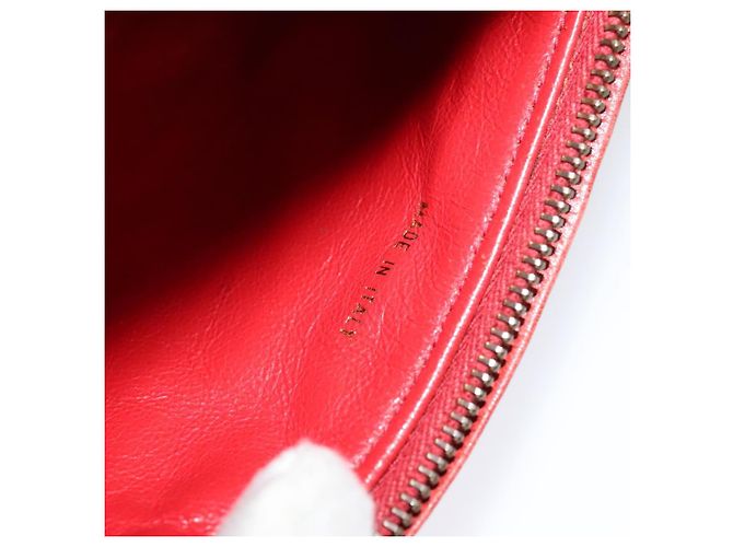 CHANEL Borsa a vita Matelassé Pelle Caviar Rossa Oro CC Auth BD2190 Rosso D'oro - vista 20