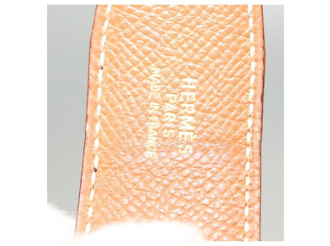 Hermès Cintura in pelle HERMES Constance 22,8""-24,8"" Nero Oro Auth BD2074 D'oro - vista 10