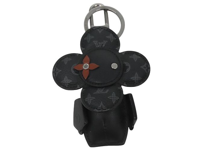 LOUIS VUITTON Monogram Eclipse Portachiavi De Vivienne Charm MP1998 Auth 118874M Monogramma - vista 2