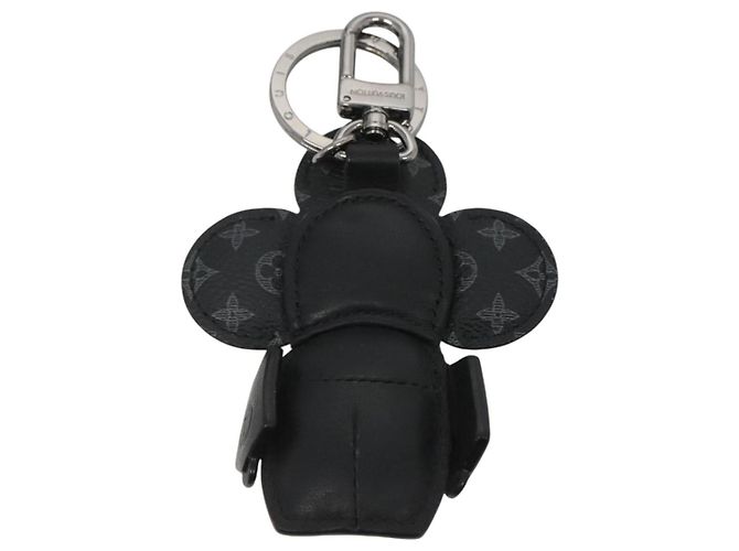 LOUIS VUITTON Monogram Eclipse Portachiavi De Vivienne Charm MP1998 Auth 118874M Monogramma - vista 3