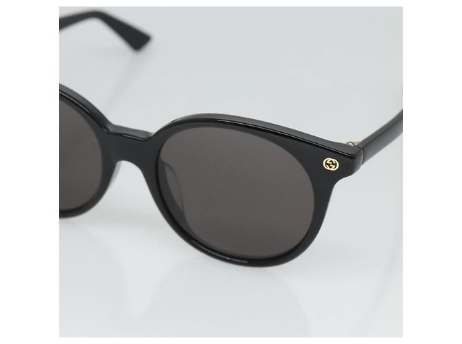 Occhiali da sole GUCCI in plastica nera Auth am8482 Nero - vista 7