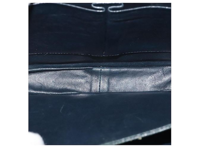 Céline Borsa a spalla CELINE in pelle blu navy e oro Auth bs25995 D'oro - vista 11