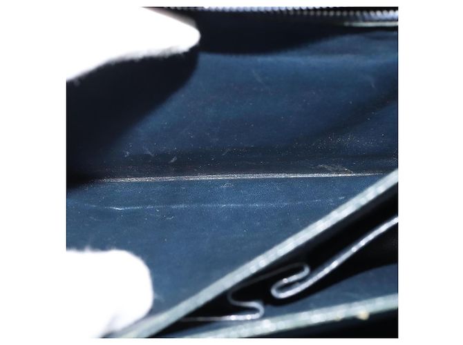 Céline Borsa a spalla CELINE in pelle blu navy e oro Auth bs25995 D'oro - vista 21
