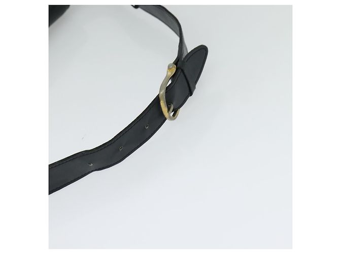 Céline Borsa a spalla CELINE in pelle blu navy e oro Auth bs25995 D'oro - vista 7