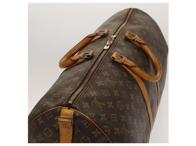 LOUIS VUITTON Monogram Keepall Bandouliere 55 Borsa Boston M41414 LV Auth 123367 Monogramma - vista 6