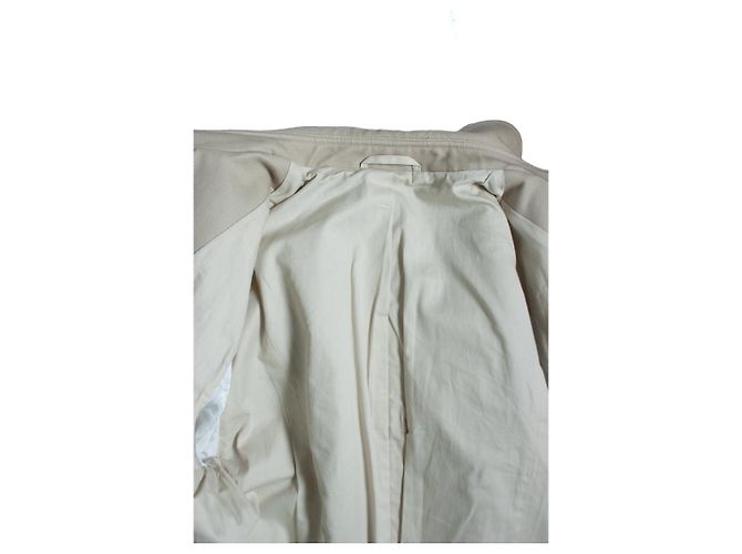 Balmain, Trench coat militar de algodón beige - vista 6