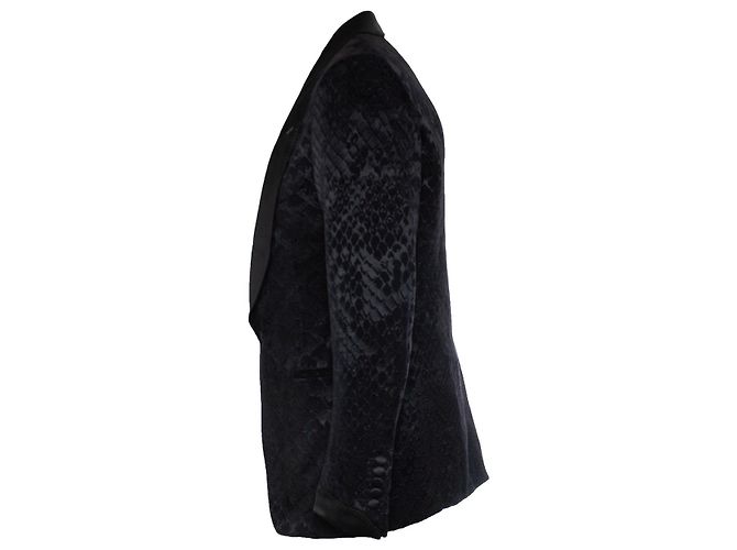 Schwarze Shelton-Jacquard-Smokingjacke von Tom Ford - Ansicht 4