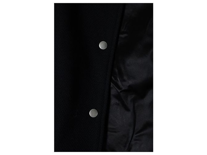 Saint Laurent, Bomber teddy classico 2020 Nero Bianco - vista 7