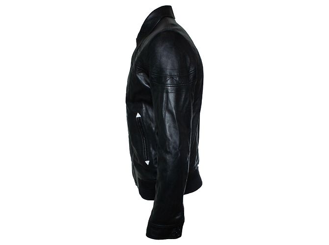Saint Laurent, western truckerjacke Hedi Slimane 2018 Schwarz - Ansicht 2