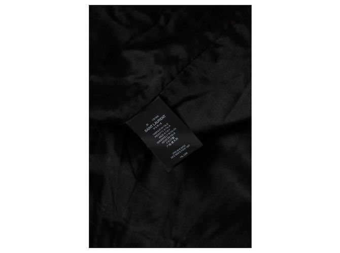 Saint Laurent, western truckerjacke Hedi Slimane 2018 Schwarz - Ansicht 5