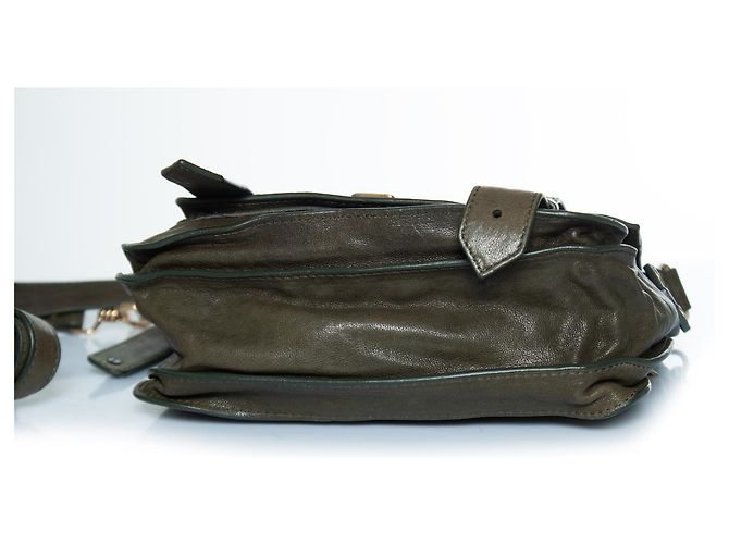 Proenza Schouler, mini borsa PS1 knot in verde - vista 8