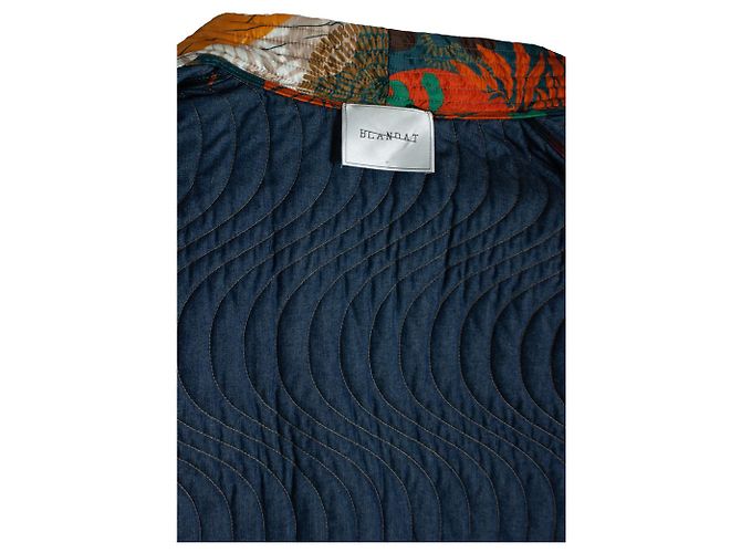 Autre Marque Gemischter, mehrfarbiger gesteppter Kimono Mehrfarben - Ansicht 6