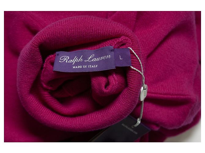 Ralph Lauren lila, Rollkragenpullover in Rosa Pink - Ansicht 5