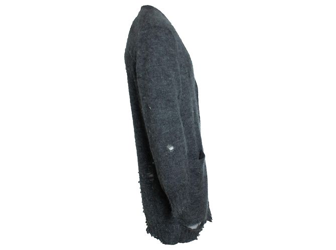 Grau beschädigter Cardigan Alexander McQueen - Ansicht 3